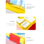 DIY Blocks - 800ml BPA Free Leak-Proof Lunch Box-4