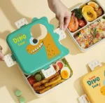 Dino Eye - Spill Free Steel Lunch Box-2