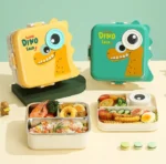 Dino Eye - Spill Free Steel Lunch Box-4