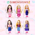 Doll Toys - Pack of 6 pcs-7