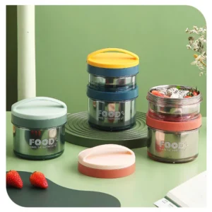 Double Layered SS Lunchbox-1