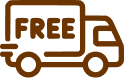 Free shipping icon – enjoy free shipping on all orders from AruToys