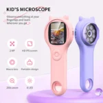 Kids Digital Microscope - 2000x Magnification, HD Display-1