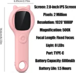 Kids Digital Microscope - 2000x Magnification, HD Display-14