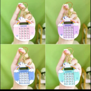 Lovely Keychain with Calculator and Game-1