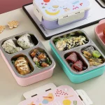 Lunchbox - 3 Compartments - Spill Free - Opaque-4
