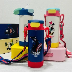 MickeyAvenger Straw Thermos Cup SUS316 430ml