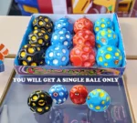 Moon Ball Bouncy Coral Ball Anti Stress Ball (Pack of 1 - Multicolor)-13