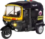 Mumbai Auto Rickshaw Toy- Music + Lights-1