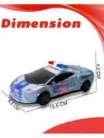 Musical Police Car - Metal, Lights and Super Fast-7