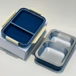 Opaque Lid-Spill Free 2 Grids Lunchbox-3