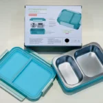 Opaque Lid-Spill Free 2 Grids Lunchbox-6