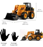 RC Excavator - 1-14 6 Channel Engineering Bulldozer-6