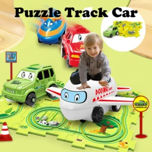 Rail Car Puzzle - Electric-1-car track