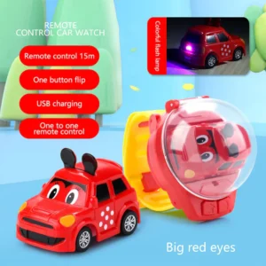 Remote Controlled Wristwatch Toy - Racing Car for Kids-1
