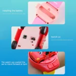 Remote Controlled Wristwatch Toy - Racing Car for Kids-5