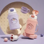 Smart Silicone Sleeve Straw Insulated Sipper-Flask 500ml SUS316-1