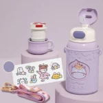 Smart Silicone Sleeve Straw Insulated Sipper-Flask 500ml SUS316-3