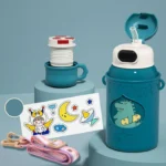 Smart Silicone Sleeve Straw Insulated Sipper-Flask 500ml SUS316-4