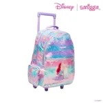 Smiggle 18 Inch Trolley Backpack Premium Wheeled Bag for Boys Girls Mermaid Side