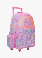 Smiggle 18 Inch Trolley Backpack Premium Wheeled Bag for Boys Girls Sunflower