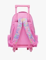 Smiggle 18 Inch Trolley Backpack Premium Wheeled Bag for Boys Girls Sunflower Back