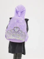 Smiggle Jr Stylish Backpack 14 Lightweight School Bag for Kids Princess