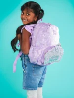 Smiggle Jr Stylish Backpack 14 Lightweight School Bag for Kids Princess Girl