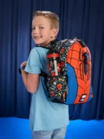 Smiggle Jr Stylish Backpack 14 Lightweight School Bag for Kids Spiderman Boy