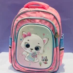 Study Companion 13 Backpack 3D Design with Air Cushion for Toddlers Kids Cat