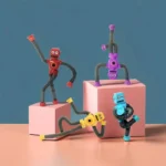 Telescopic Suction Cup Toys - LED Light - Pop Tubes -2