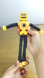 Telescopic Suction Cup Toys - LED Light - Pop Tubes -4