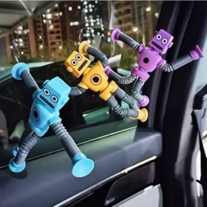 Telescopic Suction Cup Toys - LED Light - Pop Tubes -7