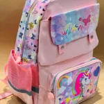 Vest 16 Premium School Bag Elegant Backpack for Kids Teens Unicorn Pink