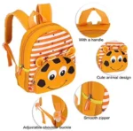 Zoo Animal Plush Backpack Soft Cute Explorer Bag for Toddlers Kindergarten Kids Giraffe All View