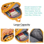 Zoo Animal Plush Backpack Soft Cute Explorer Bag for Toddlers Kindergarten Kids Giraffe Capacity
