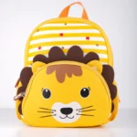 Zoo Animal Plush Backpack Soft Cute Explorer Bag for Toddlers Kindergarten Kids Lion