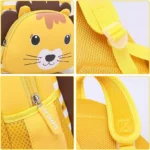 Zoo Animal Plush Backpack Soft Cute Explorer Bag for Toddlers Kindergarten Kids Lion multiple view