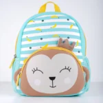 Zoo Animal Plush Backpack Soft Cute Explorer Bag for Toddlers Kindergarten Kids Monkey