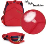 Zoo Animal Plush Backpack Soft Cute Explorer Bag for Toddlers Kindergarten Kids Tiger Back View