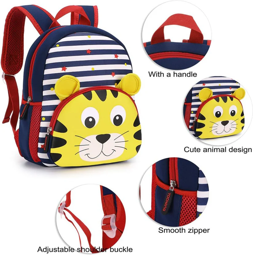 Zoo Explorer – Soft Plush Backpacks for ToddlersKindergartens