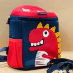 Dino World Premium Backpack Cute Dinosaurs Dino Toddler Backpack Preschool Nursery Bag Red Color