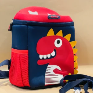 Dino World Premium Backpack Cute Dinosaurs Dino Toddler Backpack Preschool Nursery Bag Red Color