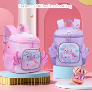 Luxury 13 Unicorn Backpack for Girls Glitter Wings Waterproof Design