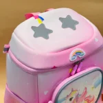 Luxury 13 Unicorn Backpack for Girls Glitter Wings Waterproof Design on top