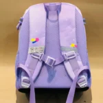 Luxury 13 Unicorn Backpack for Girls Glitter Wings Waterproof Design purple bag Backside