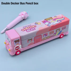 Space-Unicorn School Bus Pencil Box-2