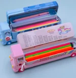 Space-Unicorn School Bus Pencil Box-3