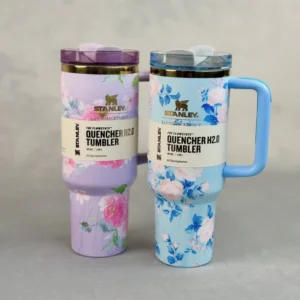 Stanley-LoveShackFancy-Travel-Tumbler-40oz-Floral-Design-blue-purple