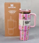 Stanley-LoveShackFancy-Travel-Tumbler-40oz-Floral-Design-pink